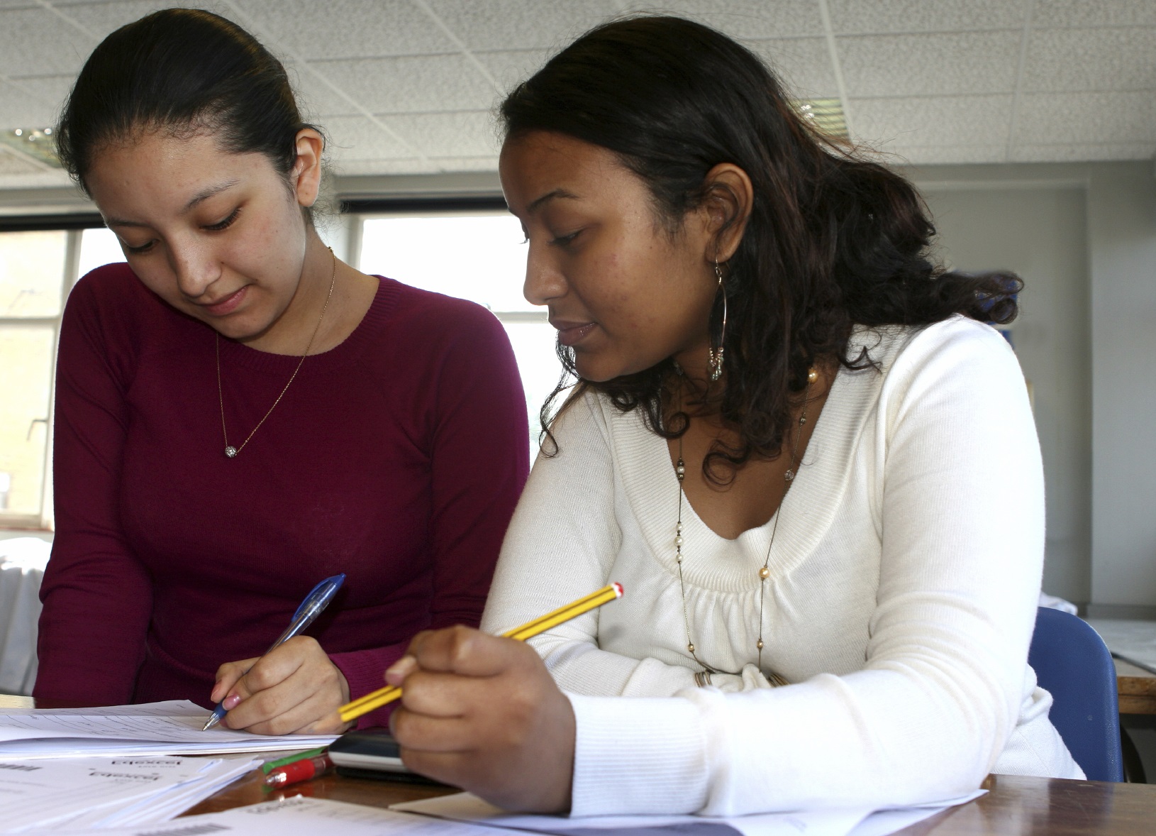 Young woman and mentor