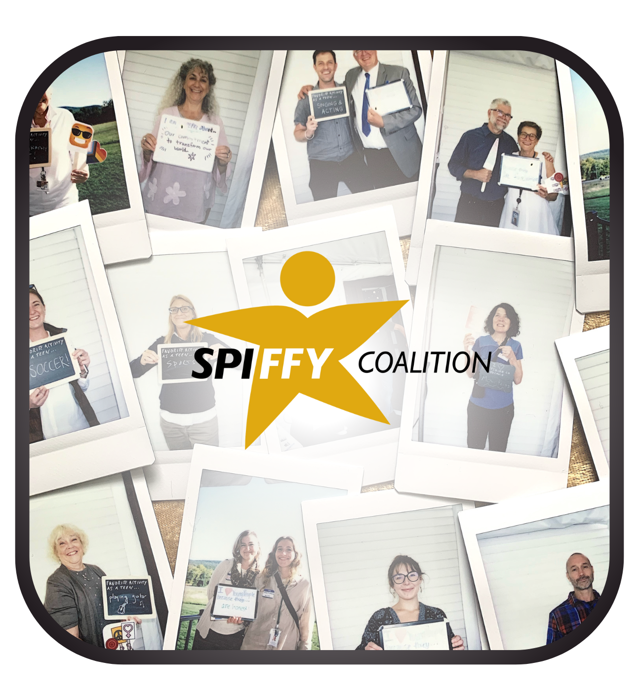 Untitled design spiffy logo with instax photos (square)