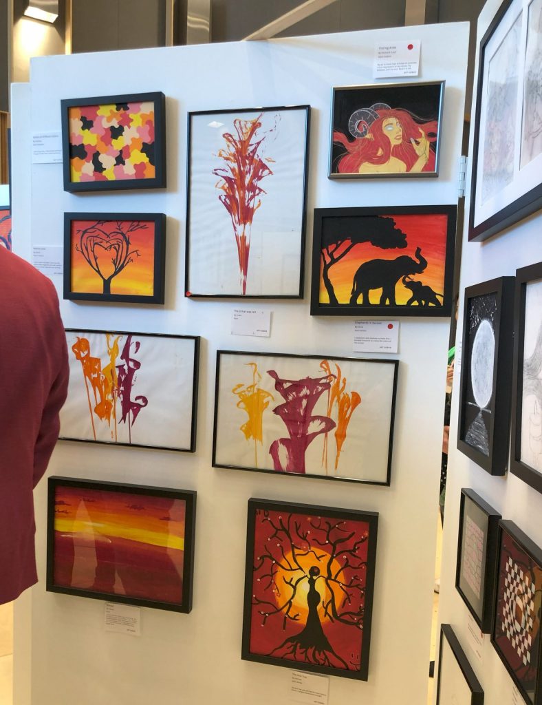 Youth Artwork at 10th Annual DYS Art Show