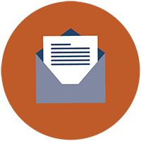 Image of a letter inside an envelope